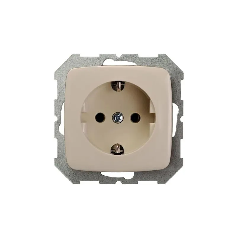 Kontaktligzda Liregus Alfa IKL16-004-01 A-S, Iezemēta rozete, bēša