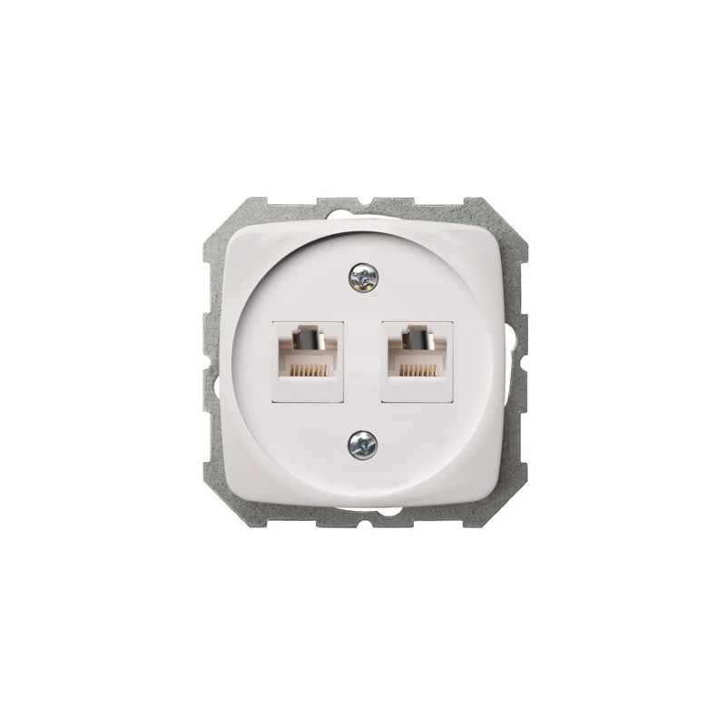 Kontaktligzda 2-viet.pc ikl-002 ta balta