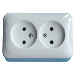 Kontaktligzda pkl10-009 alfa 2v balta