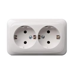 Kontaktligzda pkl16-005 alfa 2v balta