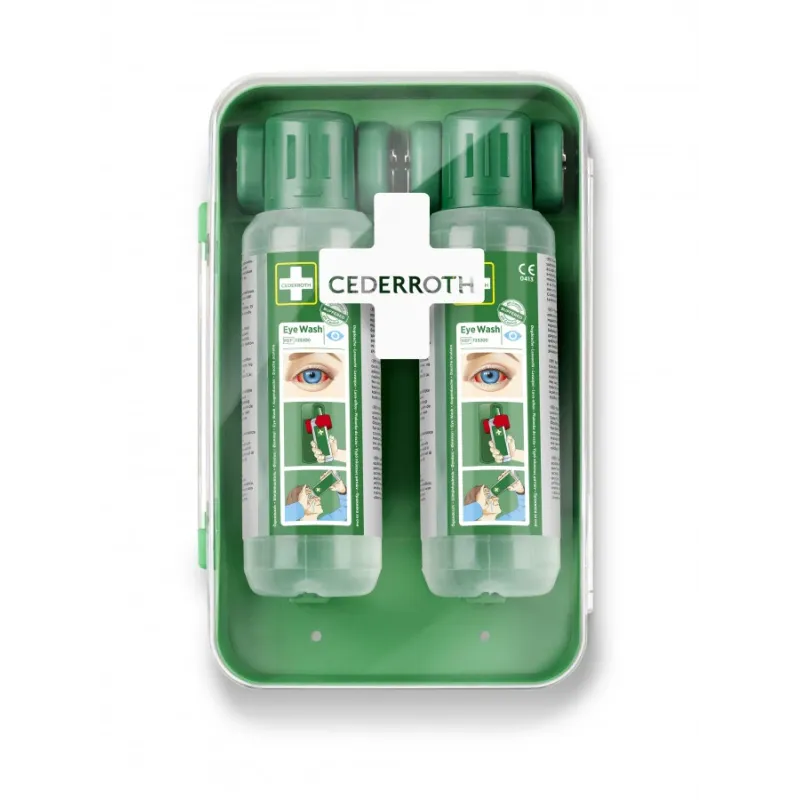 Silmaloputuskapp väike , 2 X 500ml ,, Cederroth