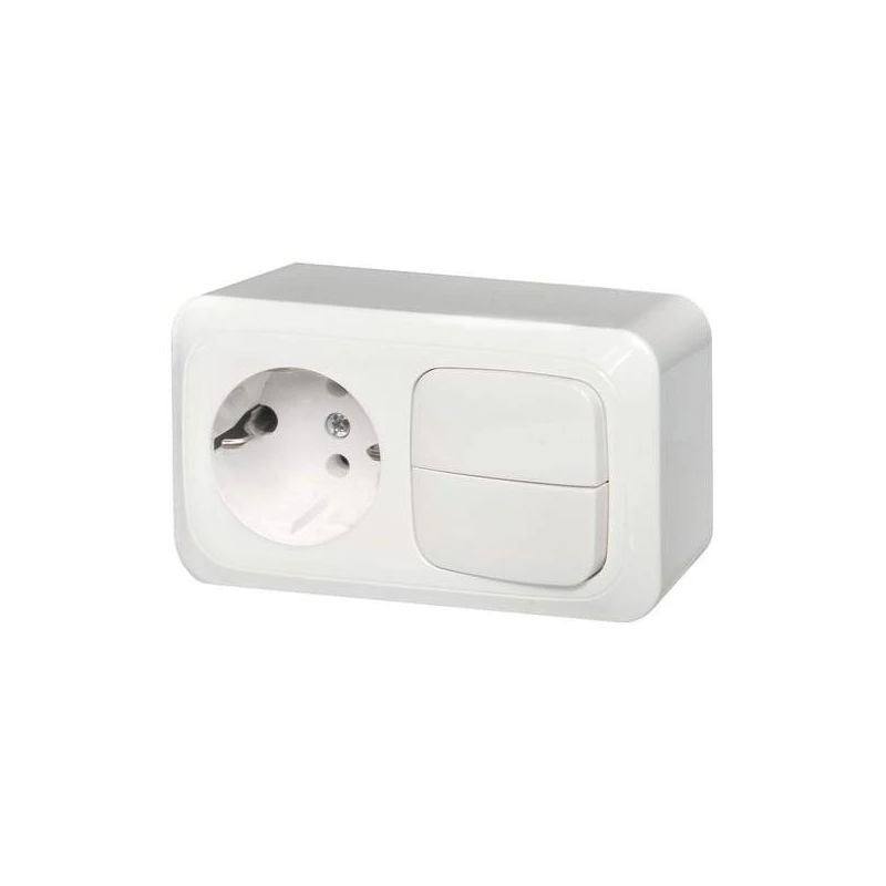 Kontaktligzdas un slēdža bloks pklj-002