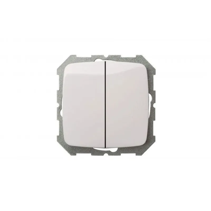 Slēdzis Liregus Alfa, 2 kl, balta