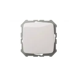 Call Button LIREGUS ALFA, white color, IP44