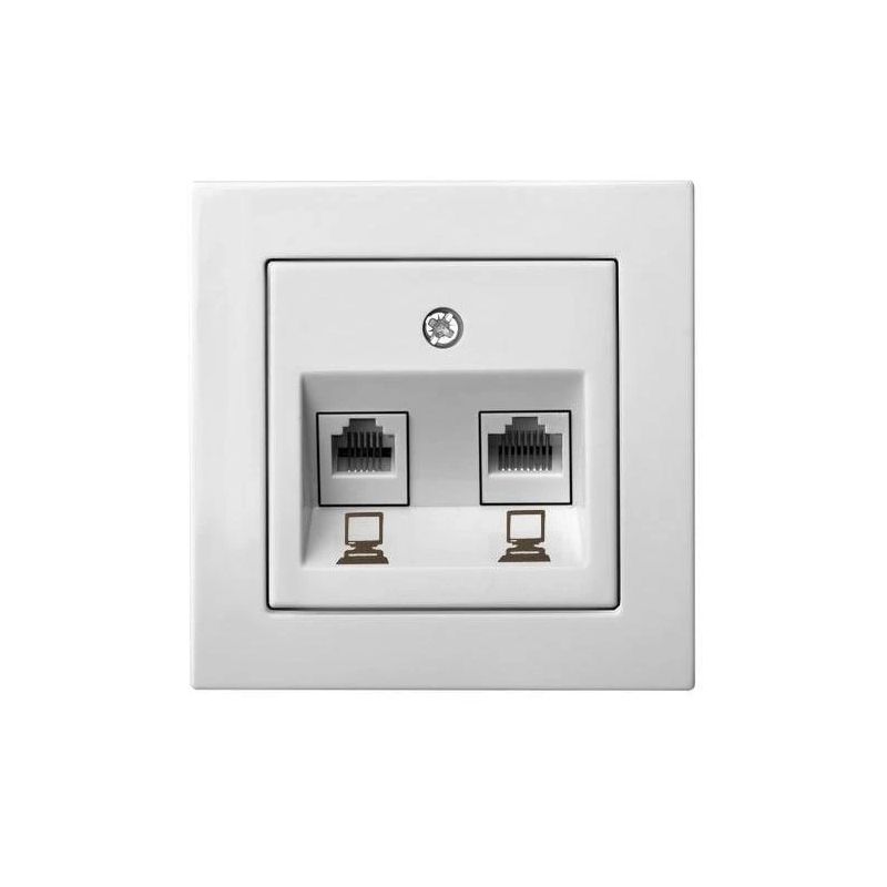 Datora kontaktligzda 2-viet. bez rāmja