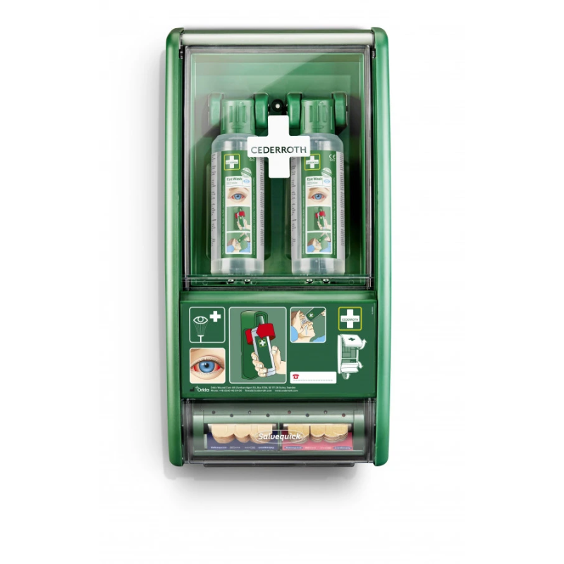 Acu skalošanas līdzekļu stends, Cederroth