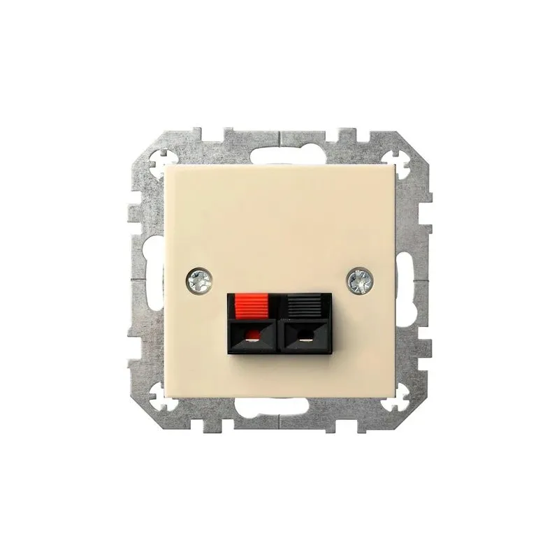 Audio skaļruņu kontaktligzda Liregus Epsilon, bēša krās.