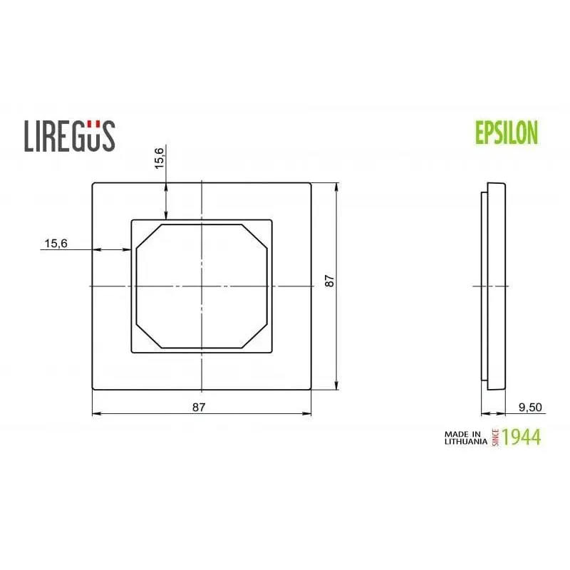 Rāmis Liregus Socket Frames Epsilon
