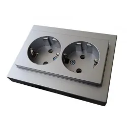 Rozete 2-vietīga ar zem epsilon sudrabs