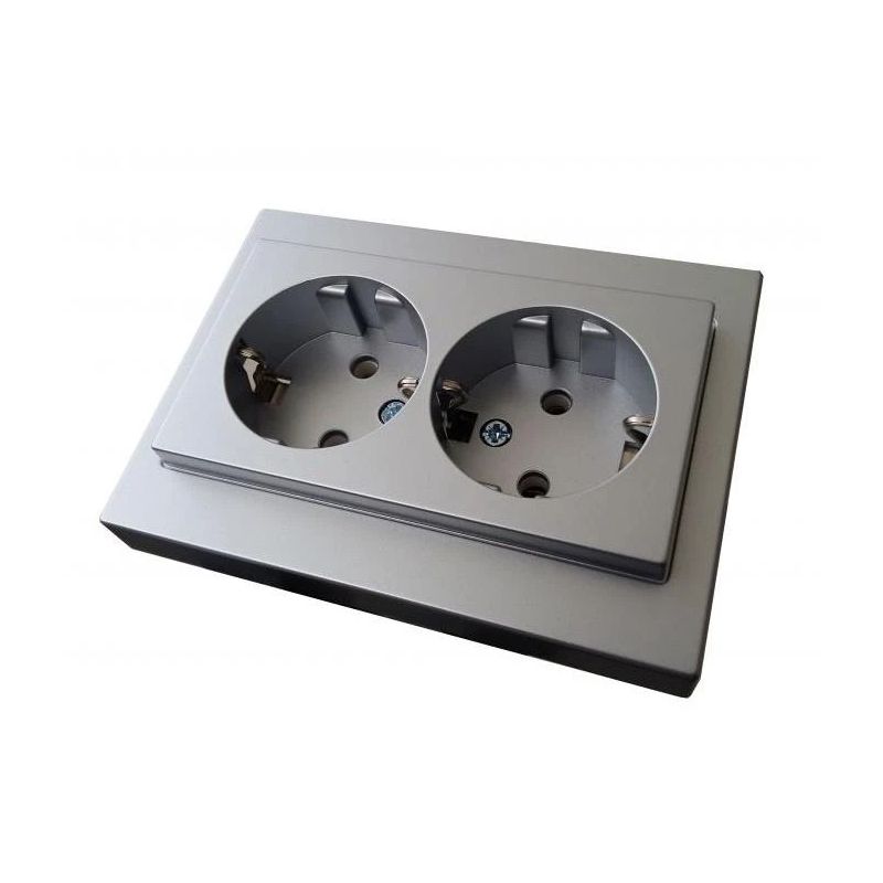 Rozete 2-vietīga ar zem epsilon sudrabs