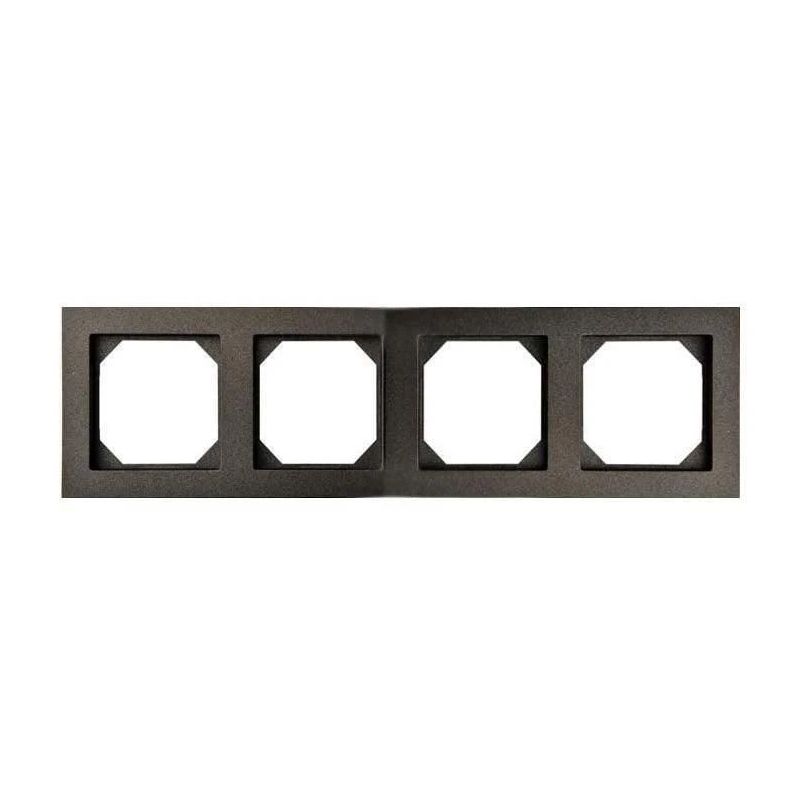 Rāmītis epsilon slim 14-145-04 melns