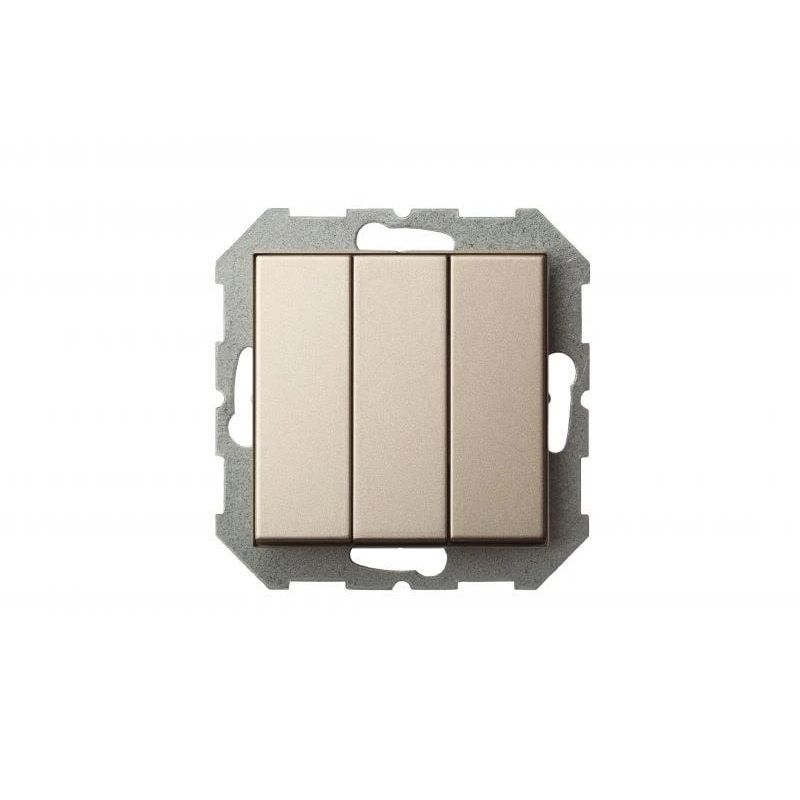 Slēdzis liregus epsilon 1+1+1 b-r šamp.