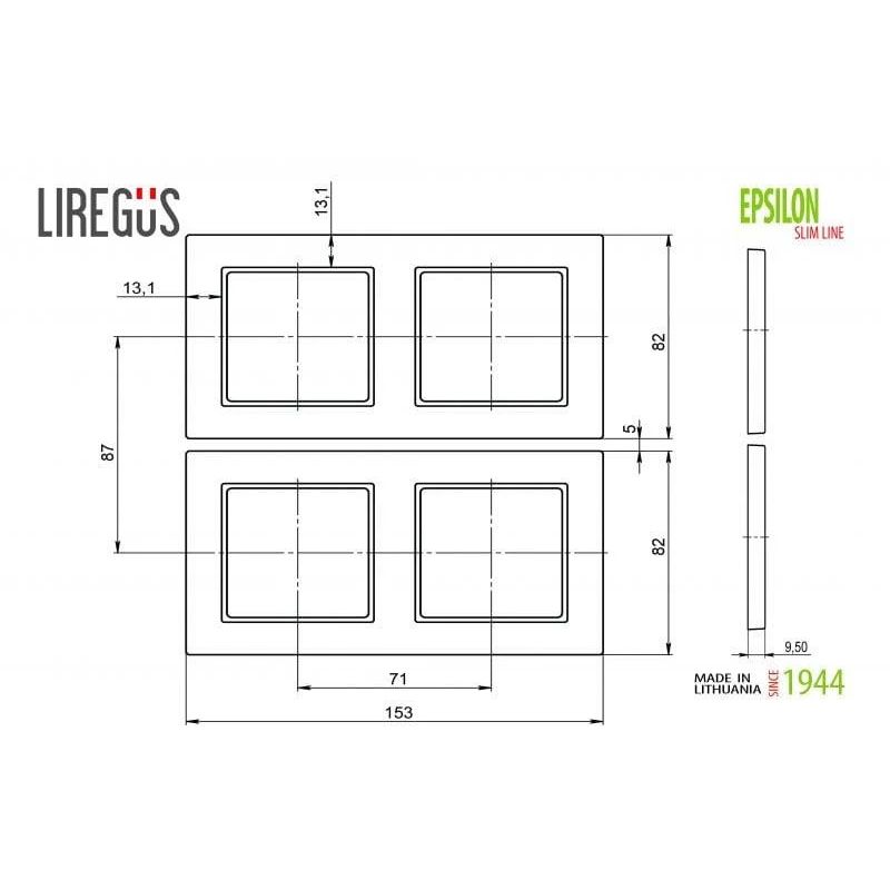 Rāmis liregus epsilon 2-viet. šamp.