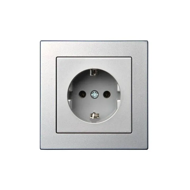 Kontaktligzda Liregus Epsilon IKL 16-204-01 E-Mt, Iezemēta rozete, metāliska