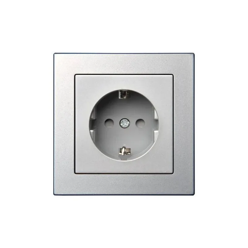 Kontaktligzda Liregus Epsilon IKL16-214-01 E-MT, Iezemēta rozete, metāliska krās.