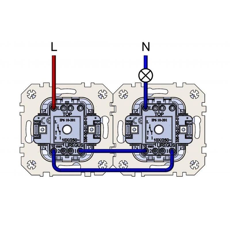 Slēdzis LIREGUS EPSILON, smilšu krāsā