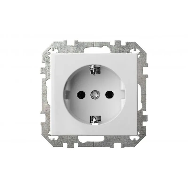 Kontaktligzda Liregus Epsilon IKL16-404-01 E-B, Iezemēta rozete, balta