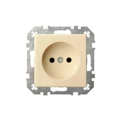 Розетка Liregus Epsilon IKL16-304-01 E-S, без заземления, бежевый