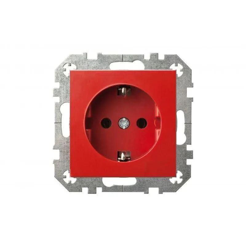 Kontaktligzda Liregus Epsilon IKL16-404-01, Iezemēta rozete, sarkana krās.