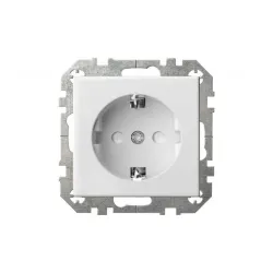 Kištukinis lizdas LIREGUS EPSILON. su įž.. baltos spalvos