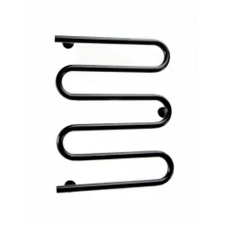 Водяной полотенцесушитель Elonika EN600SD, черный цв., 50 см x 60 см, 125 Вт