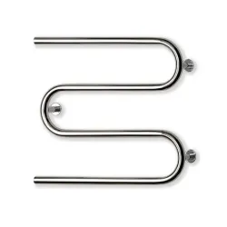 Водяной полотенцесушитель Elonika EN470S, хромовый-из нержавеющей стали, 70 см x 60 см, 151 Вт