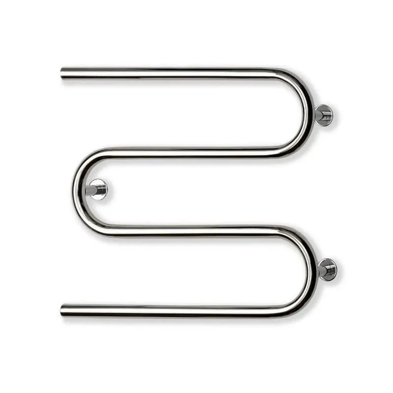 Ar ūdeni apsildāms dvieļu žāvētāja stienis Elonika EN470S, hroma-nerūsējošā tērauda, 70 cm x 60 cm, 151 W