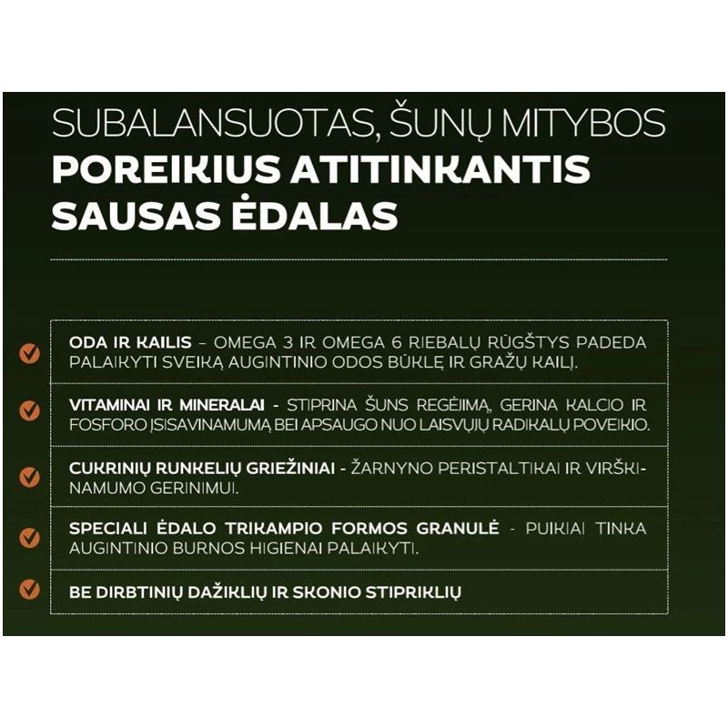 Sausā suņu barība Aport. 3 kg