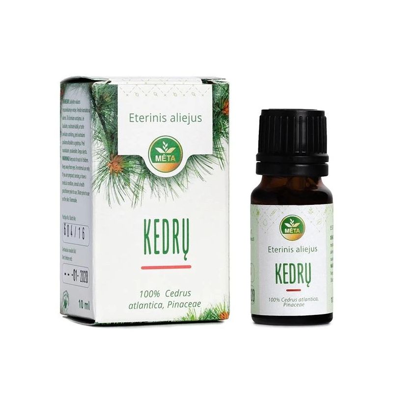 Kedrų eterinis aliejus Mėta. 10 ml