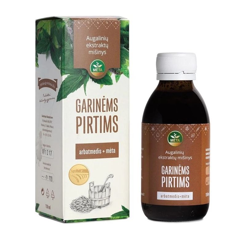 Pirts tējas koka ekstrakts MĖTA. 150Ml