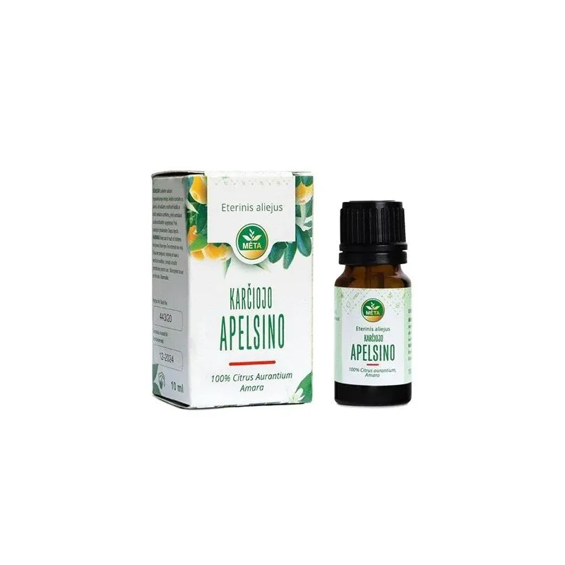 Ēteriskā eļļa MĖTA, apelsīns, 10 ml