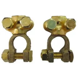 Copper car battery terminals