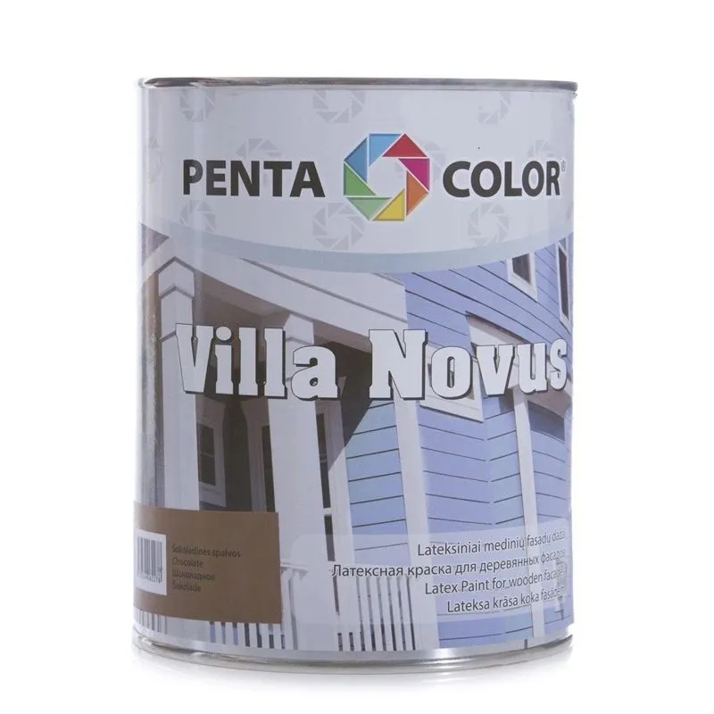 Fasāžu krāsa Pentacolor Villa Novus, šokolādes krās., 1 l