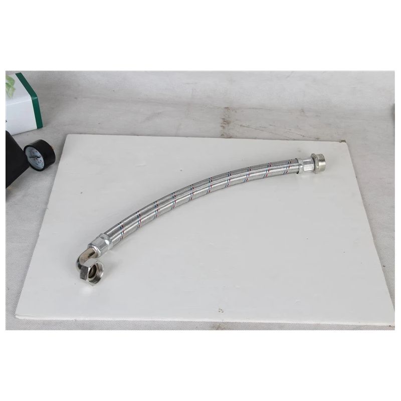 Hidrofora savienojuma šļūtene ar elkoni.DIA12.5 mm - I1"-V1-2"