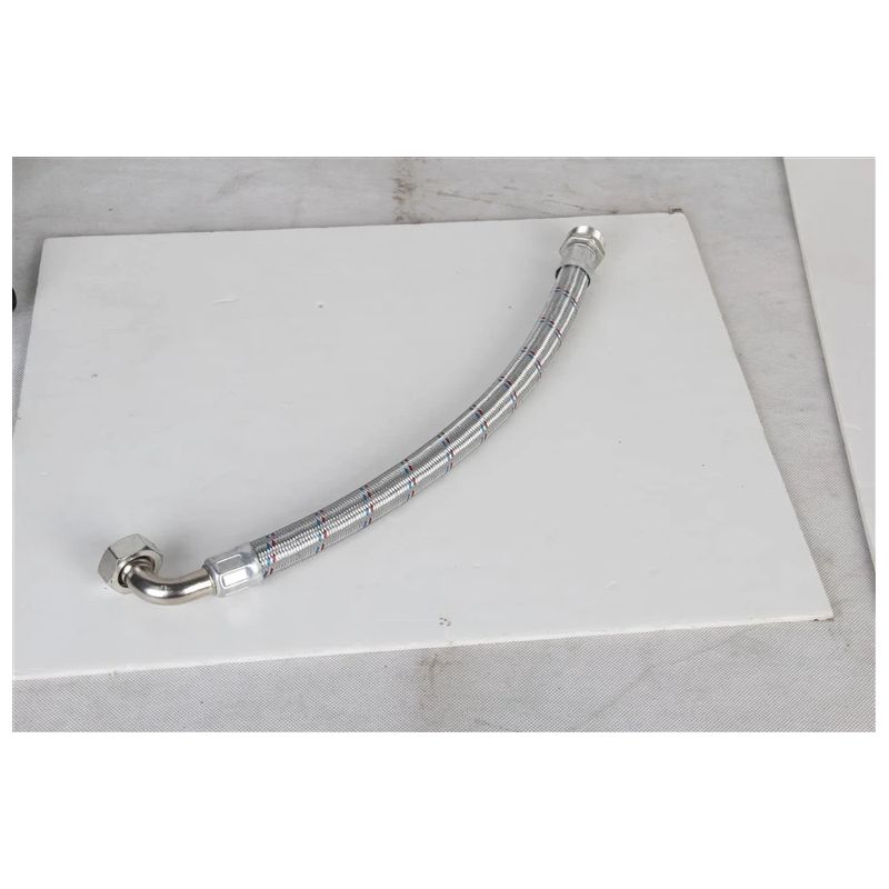 Hidrofora savienojuma šļūtene ar elkoni.DIA12.5 mm - I1"-V1-2"