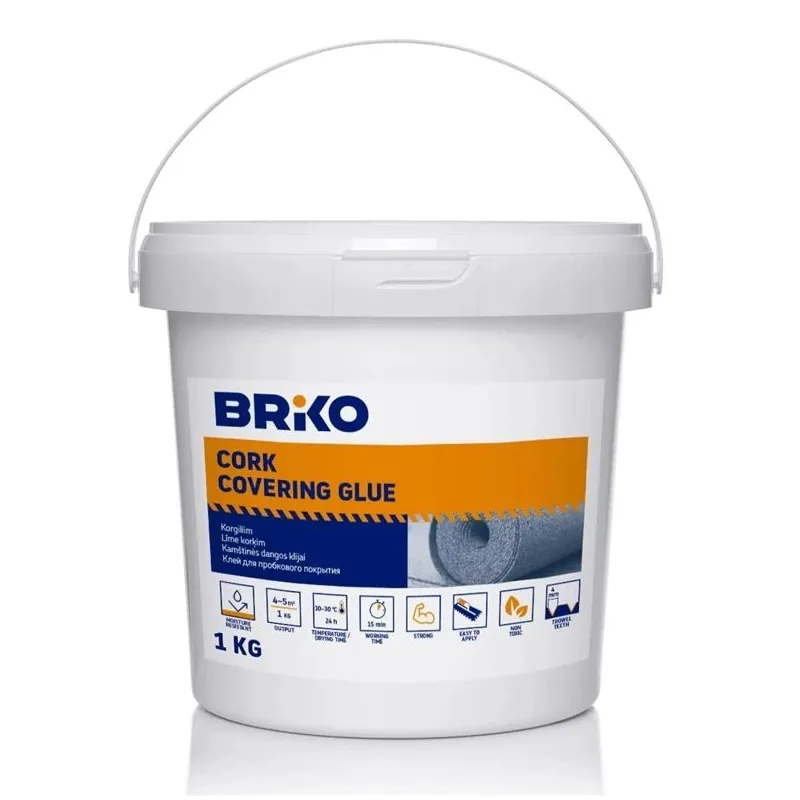 Līme korķa segumi Briko Cork Basic, 1 kg