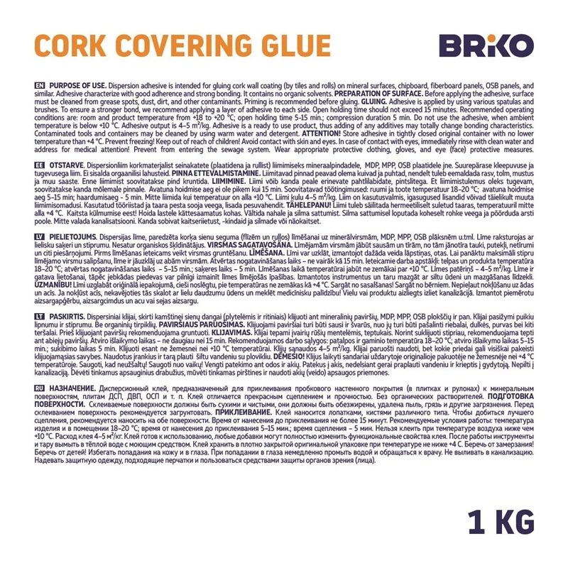 Līme korķim briko 1kg