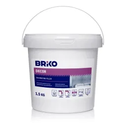 Špaktele Briko Structura. gatavs lietošanai. balta. 1.5 l