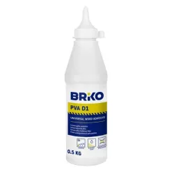 Liim universaalne Briko PVA D1, 0.5 kg, valge v.