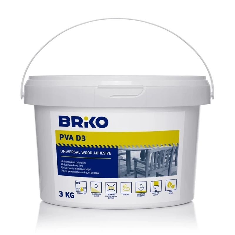 Universāla koksnes pva d3 līme briko 3kg