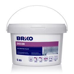 Špaktele Briko Structura. gatavs lietošanai. balta. 5 kg