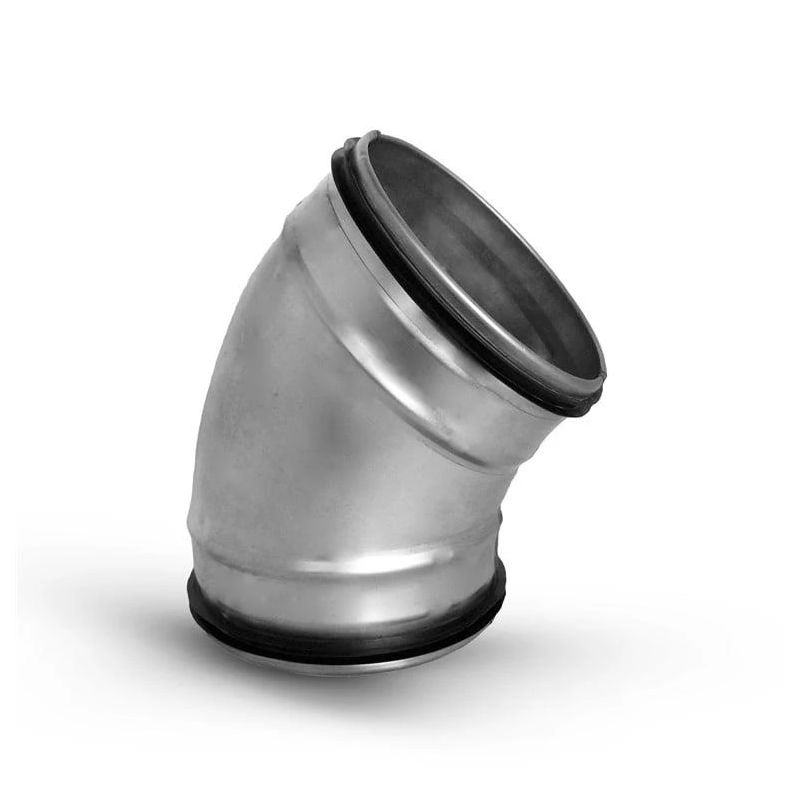 Līkums ar blīvēm d125x45 ,alnor,