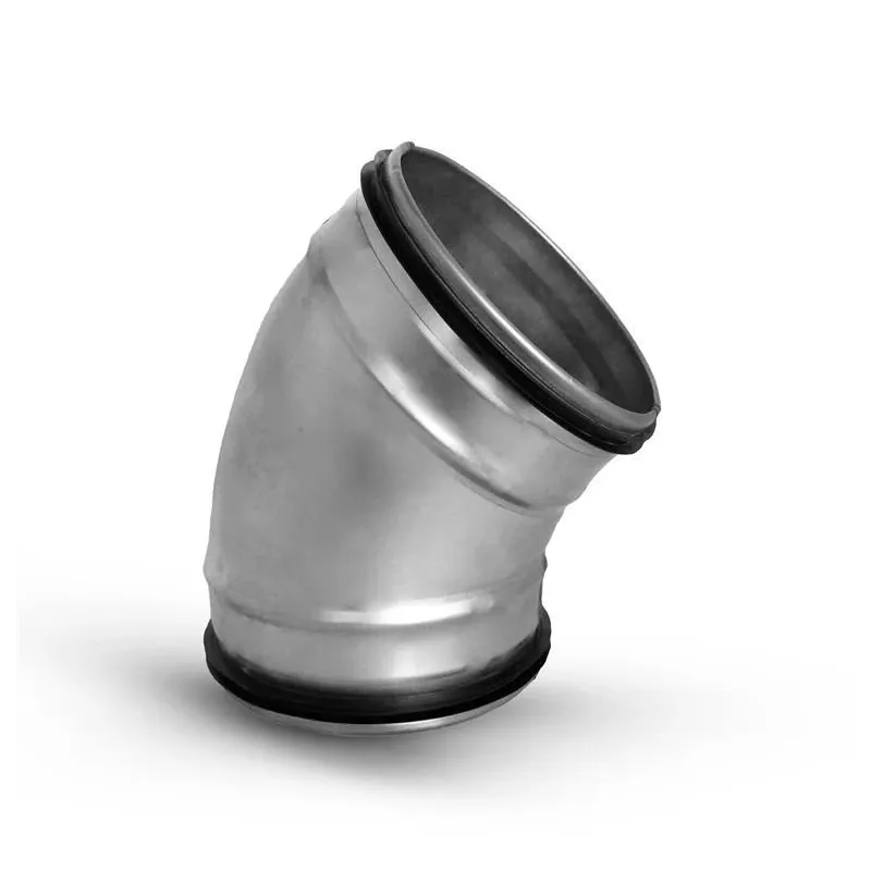 Līkums Alnor, presēts, 45 °, 100 mm