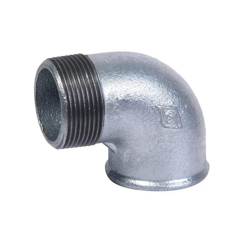 Līkums Jinan Meide G92, 90 °, 1 1-4, čuguns-cinks