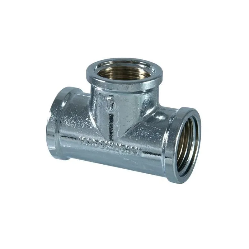 Ar trīs zariem TDM Brass 205C, 1-2 collas – iekšējā vītne, 1-2