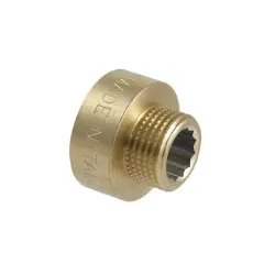 Üleminek TDM Brass 111, 3-8 tolli - väliskeere - 1-2 tolli - sisekeere, 1-2 x 3-8