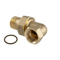 Колено TDM Brass 235OR, 1 дюйм - внешняя резьба - 1 дюйм - внутренняя резьба, 1