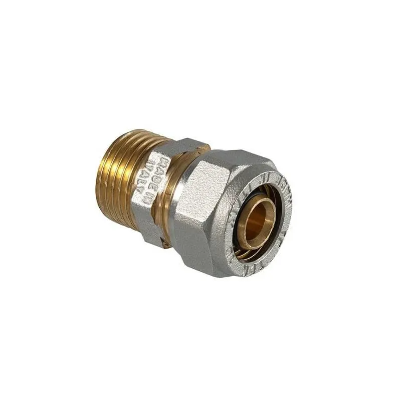 Savelkama sprausla TDM Brass 1030, 16mm x 1-2, misiņš-niķelis