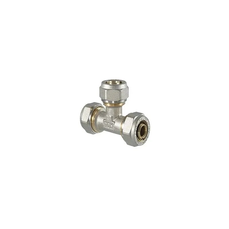 Savelkams trejgabals TDM Brass 1045, 90 °, 26mm, misiņš-niķelis