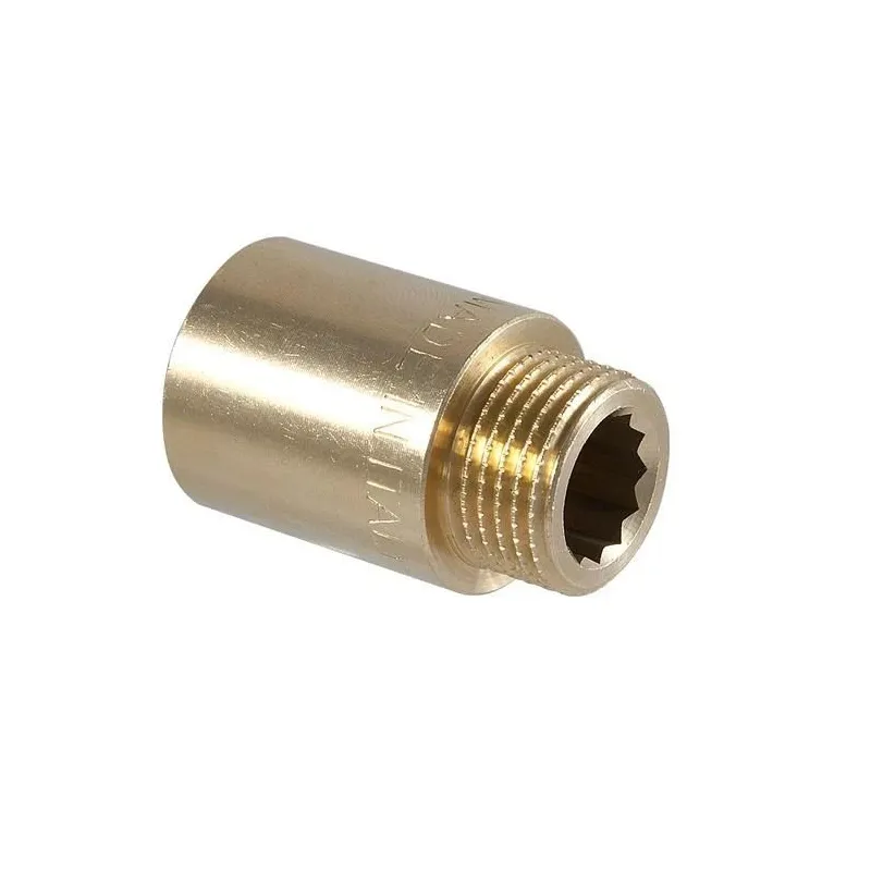 Pagarinātājs TDM Brass 110, 3-4 collas – ārējā vītne - 3-4 collas – iekšējā vītne, 3-4 x 50mm